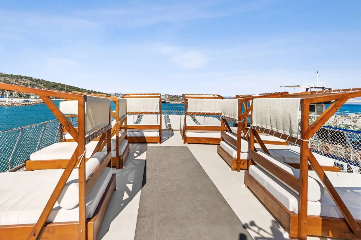 Cabana güvertesi yürüyüş yolu